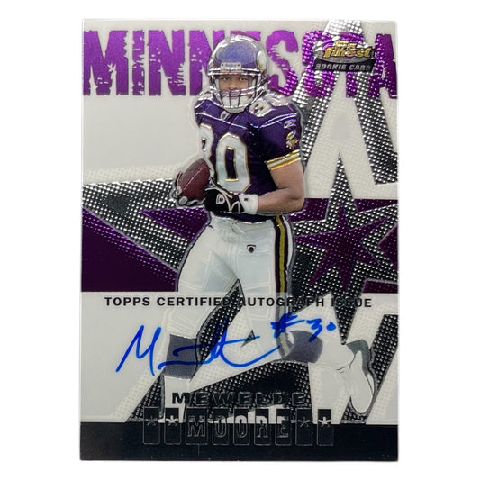 TOPPS NFLカード FINEST MEWELDE MOORE MINNESOTA VIKINGS /999 #114 中古 IT2