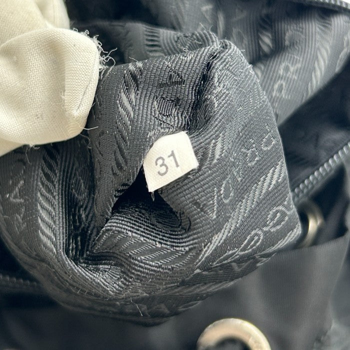 PRADA プラダ リュックサック ナイロン ブラック ブランド レディース おしゃれ バックパック バッグ 鞄 中古 W４