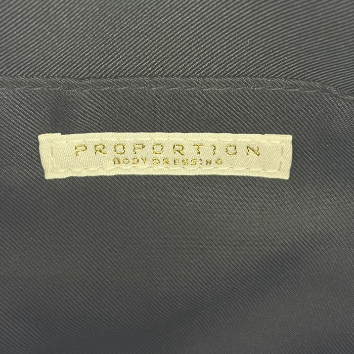 PROPORTION BODY DRESSING プロポーション ボディドレッシング ミニ リュック ブラック レディース 小さめ かわいい おでかけ シンプル 中古 W４