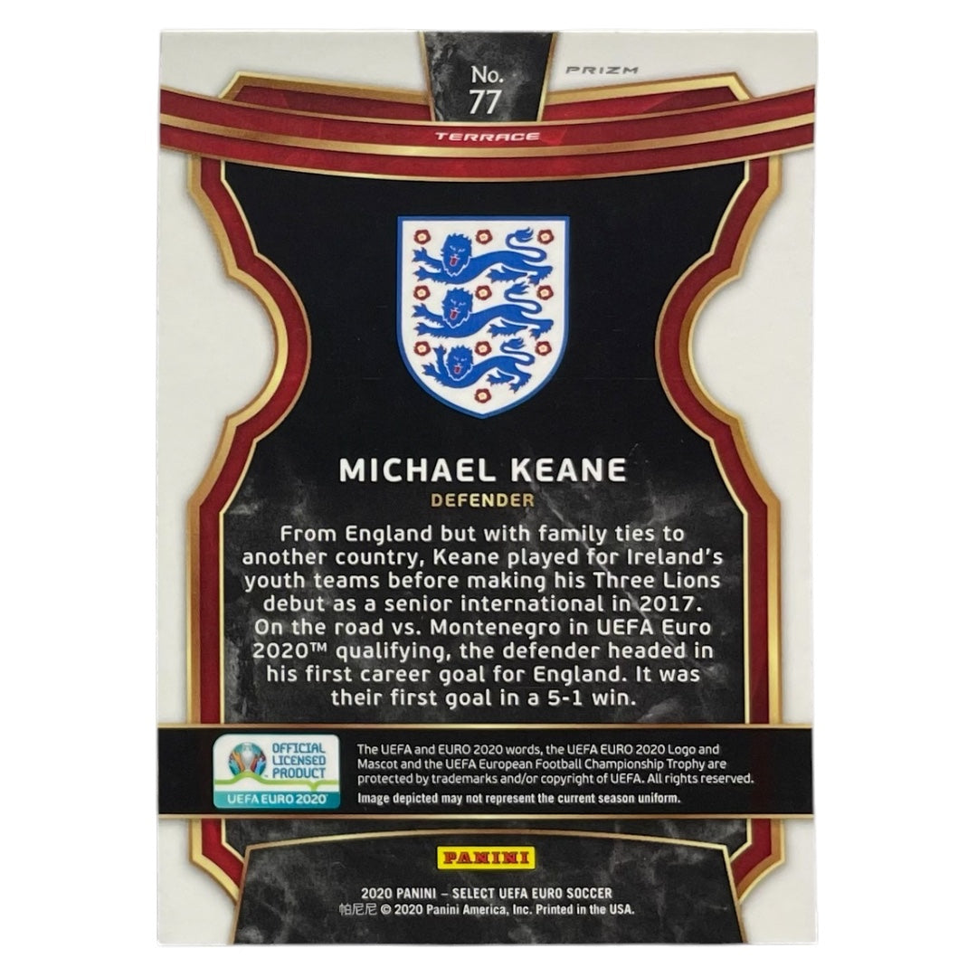 PANINI サッカーカード SELECT UEFA EURO PRIZM MICHAEL KEANE ENGLAND #77 中古 IT2