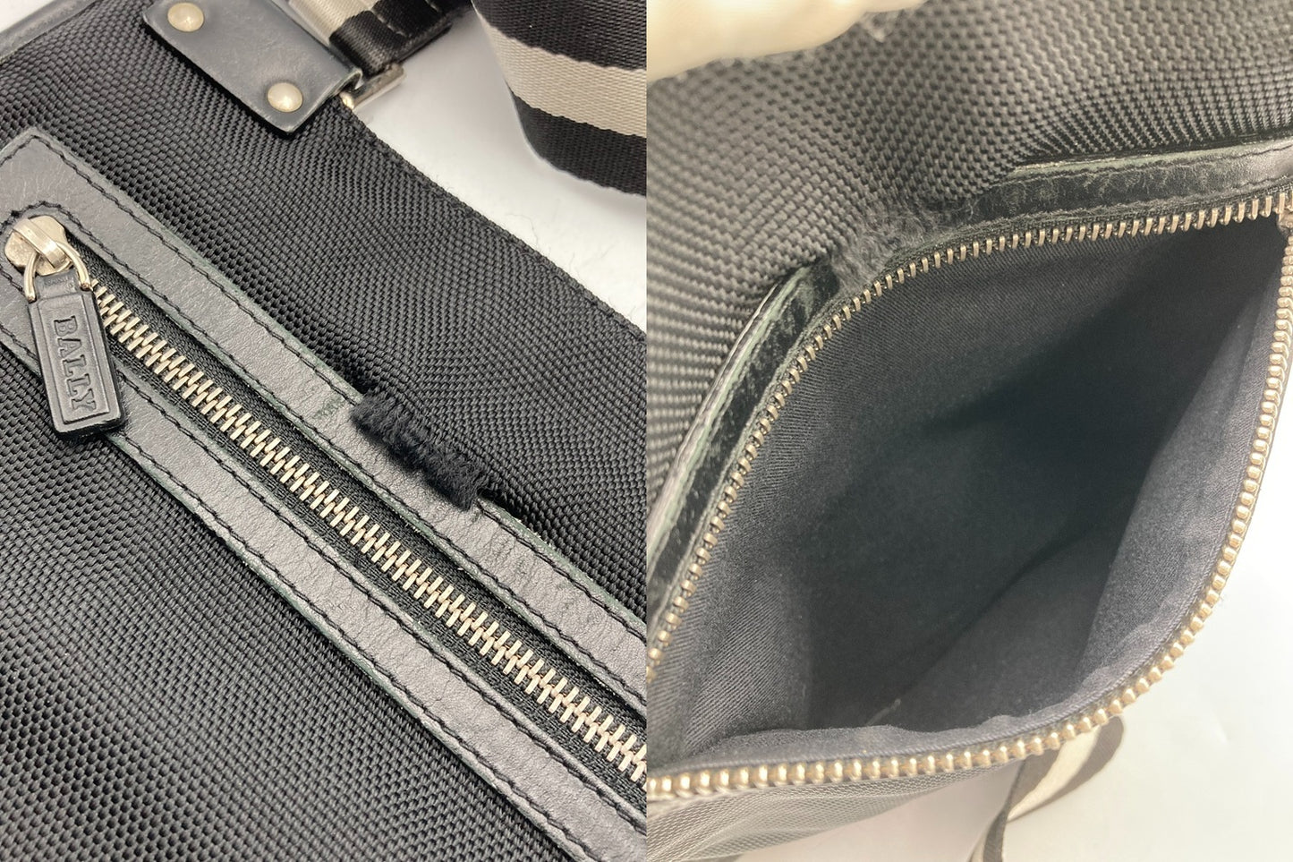 BALLY バリー ショルダーバッグ キャンバス メンズ 中古 D4