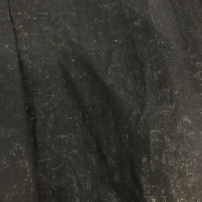 HaaT イッセイミヤケ ボウタイブラウス レディース コットン ノースリーブ ラメ リボン ブラック/ブラウン 2サイズ HA91FJ522 中古 T1