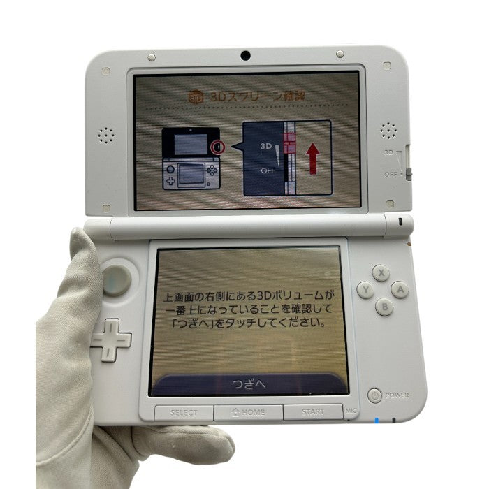 任天堂 ニンテンドー3DS LL ピンクXホワイト NINTENDO ゲーム機 本体 ハード SPR-001 中古 W４
