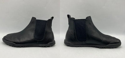 sou・sou ソウソウ サイドゴア 革足袋 いろは底 濡羽色 ブーツ サイズ24cm 中古 D4