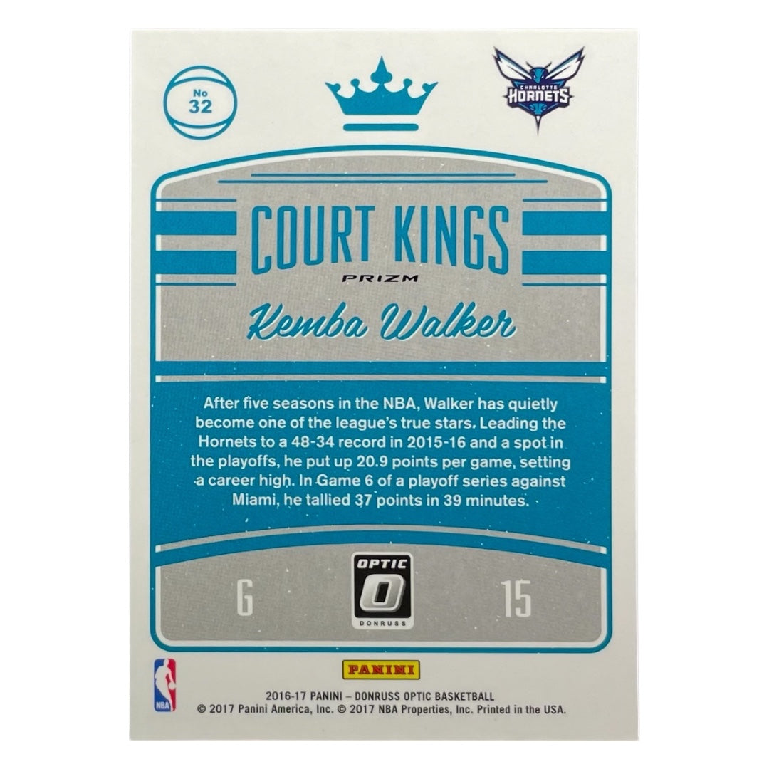 PANINI NBAカード DONRUSS OPTIC PRIZM KEMBA WALKER HORNETS #32 中古 IT2