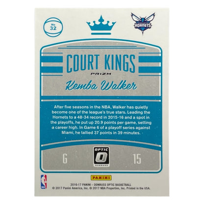 PANINI NBAカード DONRUSS OPTIC PRIZM KEMBA WALKER HORNETS #32 中古 IT2