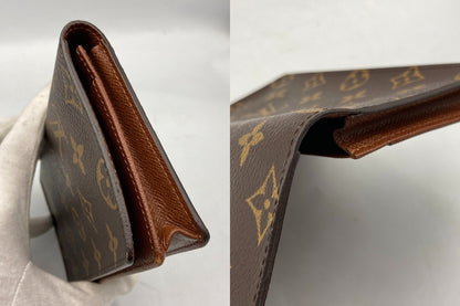 LOUIS VUITTON ルイヴィトン モノグラム ポルトカルトクレディ 円 長財布 札入れ M60825 中古 D4
