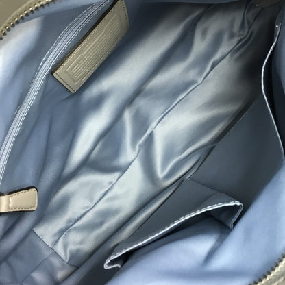 COACH コーチ シグネチャー ショルダーバッグ レディース レザー ハンドバッグ グレー 16408 中古 T1