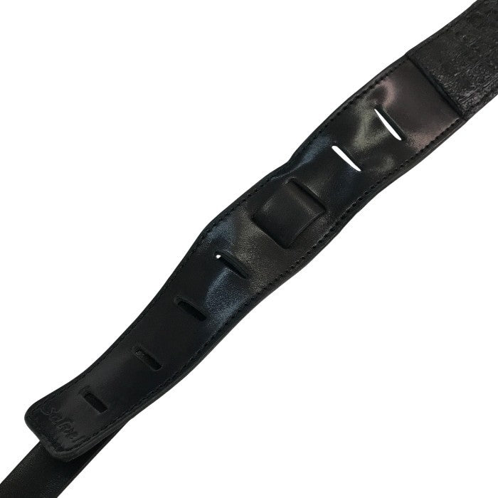 Salve! サルウェー ギターストラップ クロコダイルレザー ワニ革 鰐 ブラック 中古 T1