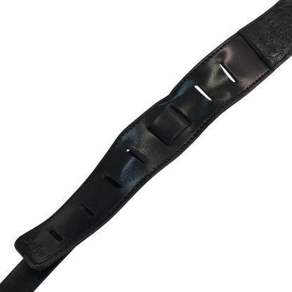 Salve! サルウェー ギターストラップ クロコダイルレザー ワニ革 鰐 ブラック 中古 T1