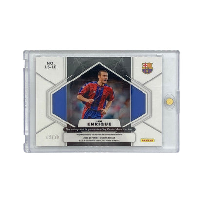 PANINI サッカーカード OBSIDIAN LUIS ENRIQUE BARCELONA 19/20 #LS-LE 中古 IT1