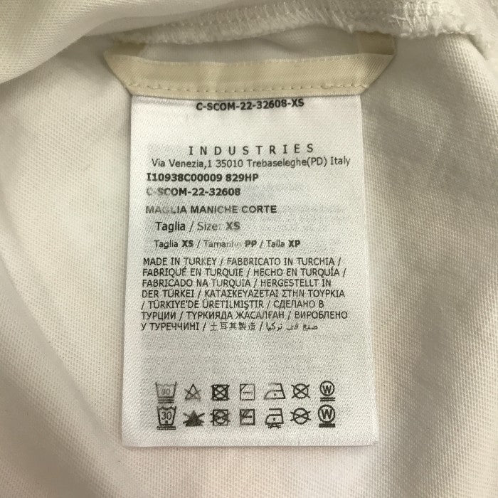 MONCLER モンクレール Tシャツ レディース コットン 半袖 ロゴ シンプル ホワイト XSサイズ 110938C00009 829HP 中古 T1