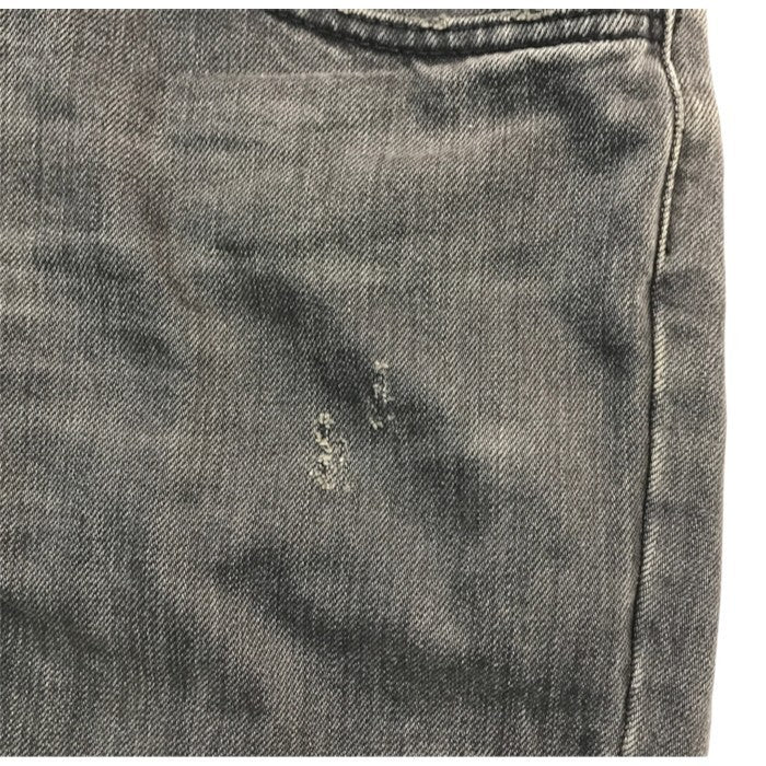 DOLCE&GABBANA ドルチェ&ガッバーナ デニムパンツ メンズ ダメージ加工 ジーンズ ブラックデニム 50サイズ G374LP G8G92 中古 T1