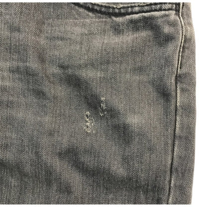 DOLCE&GABBANA ドルチェ&ガッバーナ デニムパンツ メンズ ダメージ加工 ジーンズ ブラックデニム 50サイズ G374LP G8G92 中古 T1