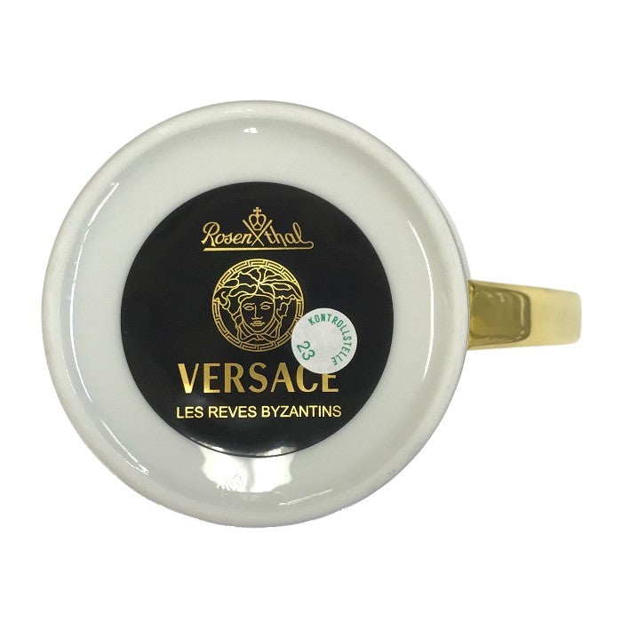 VERSACE x ROSENTHAL ベルサーチ ビザンチン マグカップ 約350ml Byzantins ローゼンタール 金彩 中古 T1