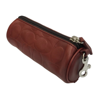 COACH コーチ ゴルフボール/ティーケース セット レザー エンボス ポーチ マーカー フォーク 中古 T1