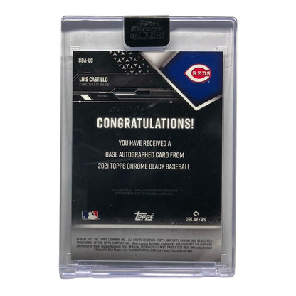 TOPPS MLBカード CHROME BLACK LUIS CASTILLO REDS 073/150 #CBA-LC 中古 IT2