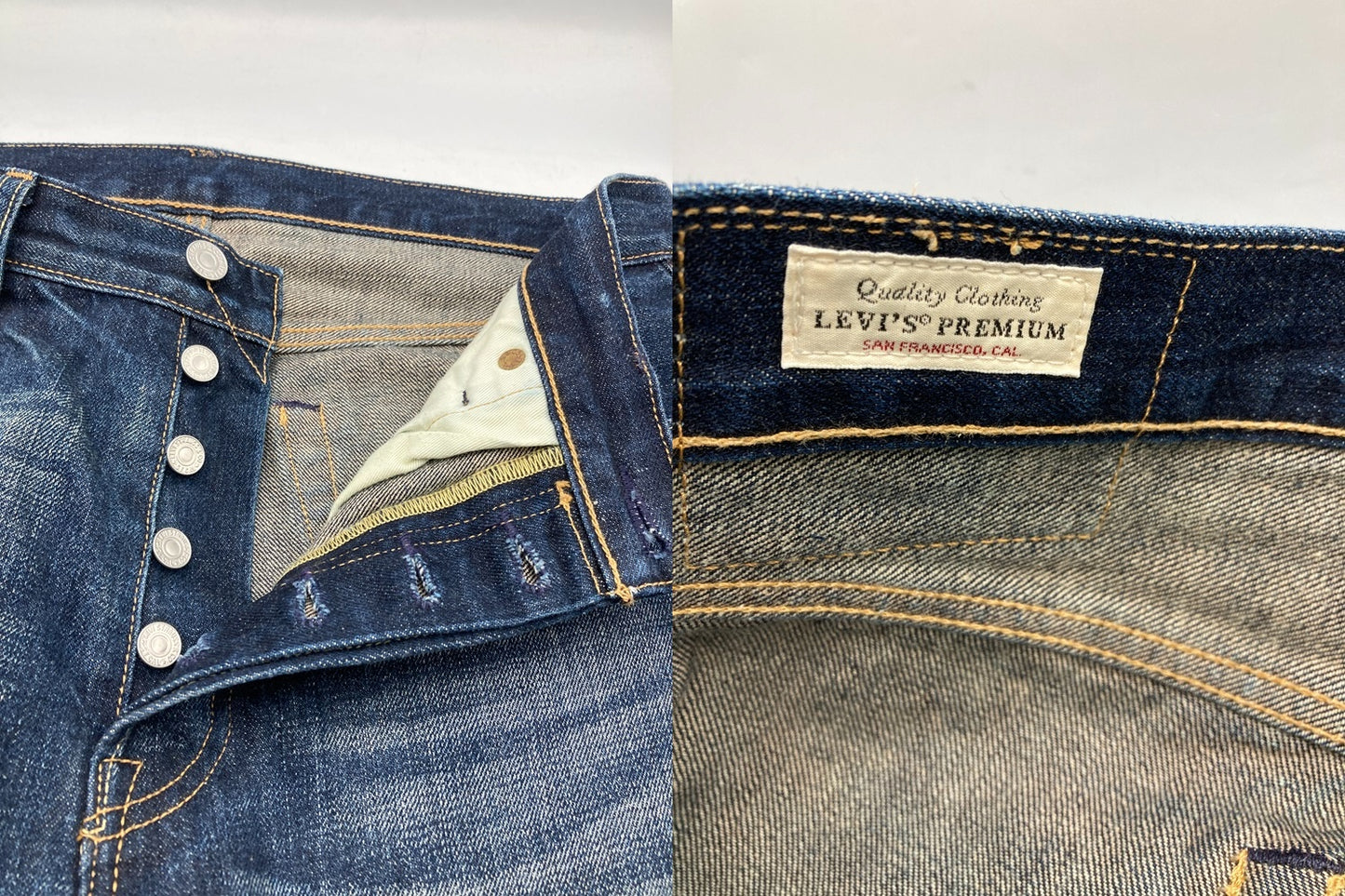 LEVIS リーバイス プレミアム 501 デニムパンツ ビッグE 00501-1485 メンズ 32インチ 中古 D4