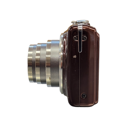 FUJIFILM フジフイルム FinePix ファインピックス デジタルカメラ ブラウン 光学10倍ズーム ブレ防止 フィルム F70 EXR 中古 T1