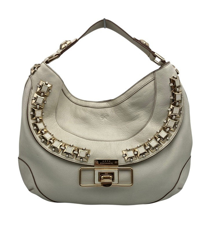 ANYA HINDMARCH アニヤ・ハインドマーチ クーパー ホーボー ハンドバッグ/ワンショルダーバッグ 中古 D4