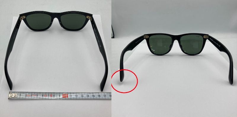 RayBan WAYFARER レイバン ウェイファーラー サングラス RB2140-F 901 54 150 中古 D4