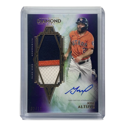 TOPPS MLBカード DIAMOND ICONS JOSE ALTUVE ASTROS 02/10 #AJP-JA 中古 IT2