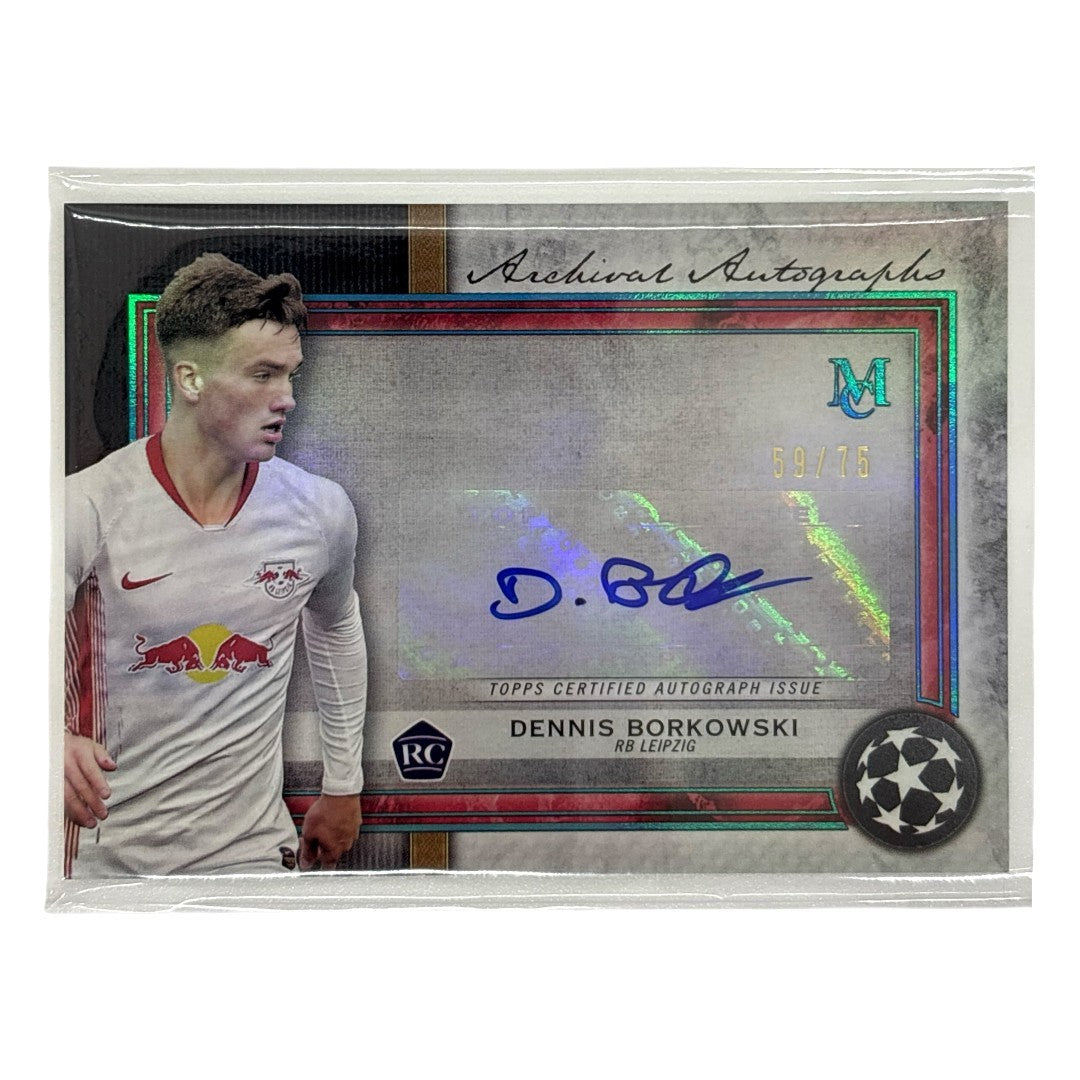 TOPPS サッカーカード MUSEUM COLLECTION DENNIS BORKOWSKI LEIPZIG /75 #AA-DB 中古 IT1