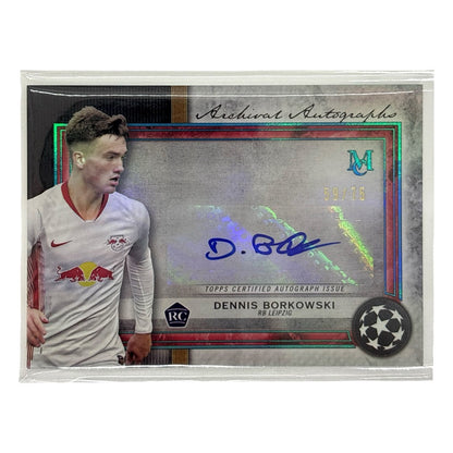 TOPPS サッカーカード MUSEUM COLLECTION DENNIS BORKOWSKI LEIPZIG /75 #AA-DB 中古 IT1