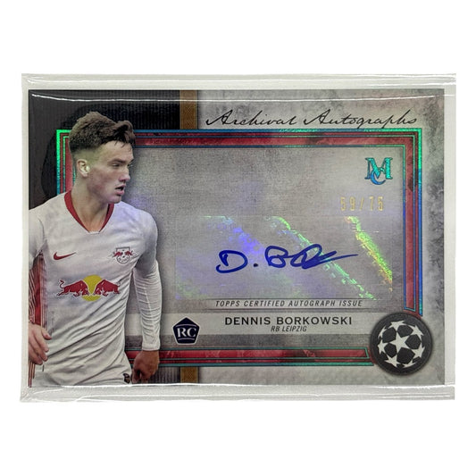 TOPPS サッカーカード MUSEUM COLLECTION DENNIS BORKOWSKI LEIPZIG /75 #AA-DB 中古 IT1