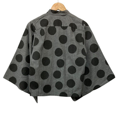 SOU・SOU ソウソウ 岡田縫工所 草衣 上 水玉 サイズS グレー 中古 D4
