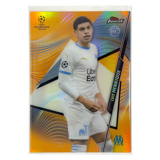 TOPPS サッカーカード FINEST LUIS HENRIQUE OLYMPIQUE DE MARSEILLE 10/25 #3 中古 IT1