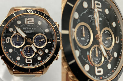 ANGEL CLOVER TIME CRAFT DIVER エンジェルクローバー タイムクラフト ソーラー×ダイバーズ 腕時計 TCD45 中古 D4