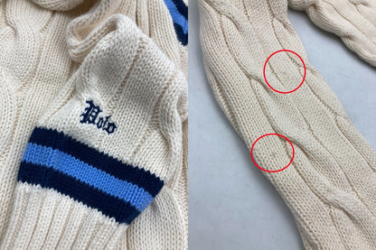 Polo by RALPH LAUREN ポロバイラルフローレン アイコニック クリケット セーター サイズXS メンズ 中古 D4