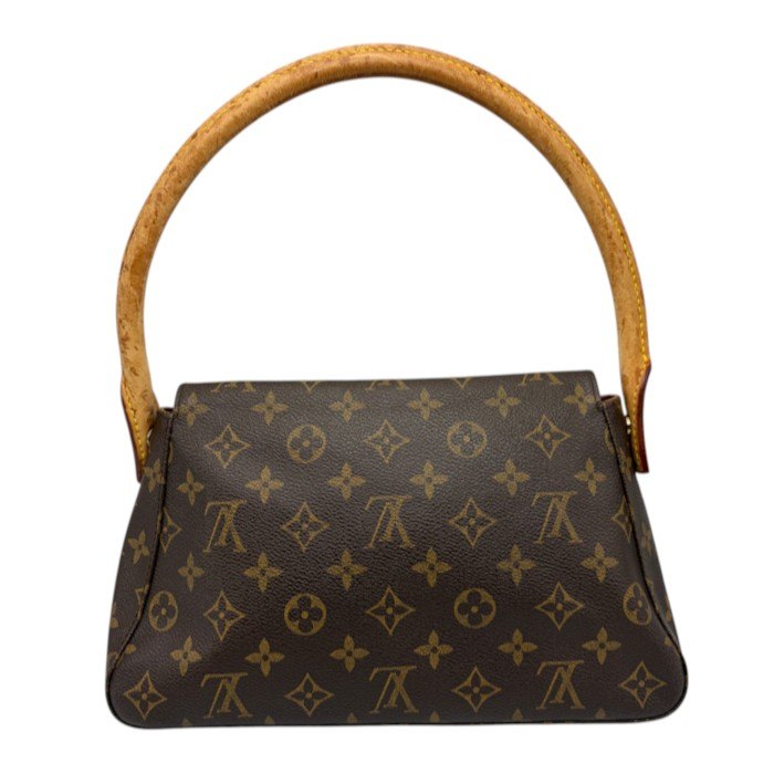 LOUIS VUITTON ルイヴィトン モノグラム ミニルーピング ハンドバッグ M51147 鞄 ブランド おしゃれ レディース 中古 W４