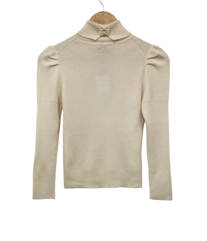 TOCCA トッカ タートルネック ハイネック カットソー サイズXS アイボリー 中古 D4