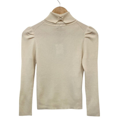 TOCCA トッカ タートルネック ハイネック カットソー サイズXS アイボリー 中古 D4