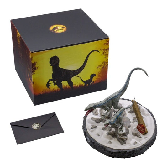 ジュラシック・ワールド 6ムービー ブルーレイ コレクション付属 ブルー フィギュアのみ 中古 a1