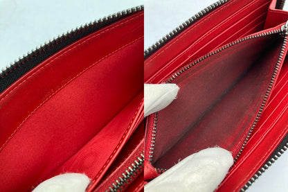 クリスチャンルブタン Christian louboutin パネトーネ スパイク ラウンドファスナー長財布 1175099 中古 D4