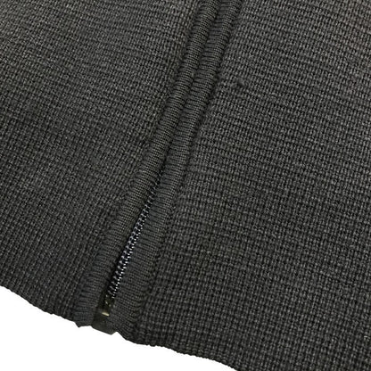 PRADA プラダ ドライバーズニット メンズ ウール ジップアップ セーター サーマルニット ネイビー 50サイズ 中古 T1