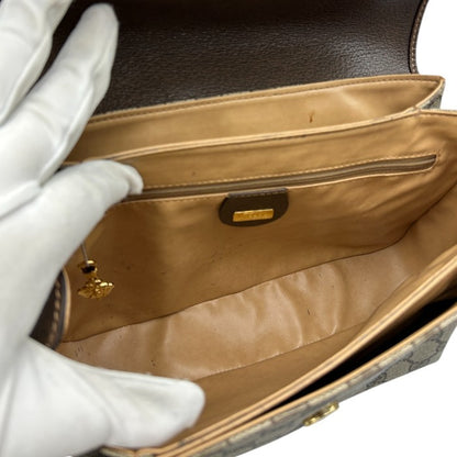 GUCCI グッチ ショルダーバッグ オールド GG柄 ブラウン 001 115 6165 鞄 レディース ブランド お出かけ 中古 W４