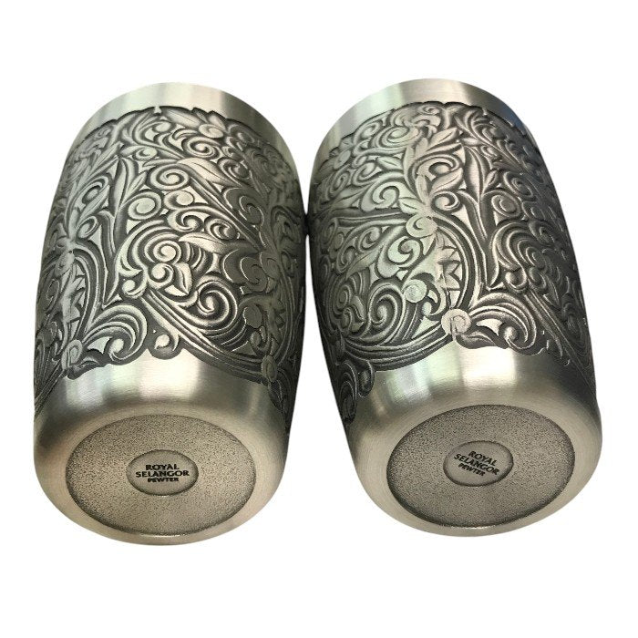 ROYAL SELANGOR ロイヤルセランゴール ピュータータンブラー ペア 中古 Y1