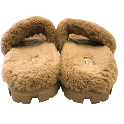 UGG Cozetta Curly コゼッタ カーリー サンダル レディース 冬 ボア CHESTNUT 23cm 1130838 中古 M1