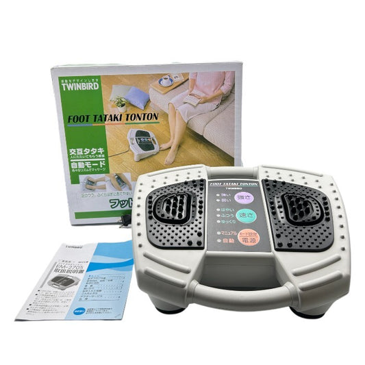 TWINBIRD ツインバード フットタタキトントン ライトグレー EM-2705 GY 医療機器認証番号：220AGBZX00101A01 マッサージ機 足 ふくらはぎ 家電 中古 4