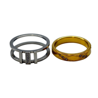 SCOMMAG エスカマジー インサイドアウトリング リング 23号 ステンレススチール アクセサリー 中古 W1