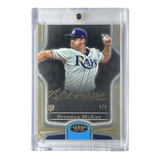 TOPPS MLBカード TIER ONE BRENDAN MCKAY RAYS 1/1 #BOA-BM 中古 IT2