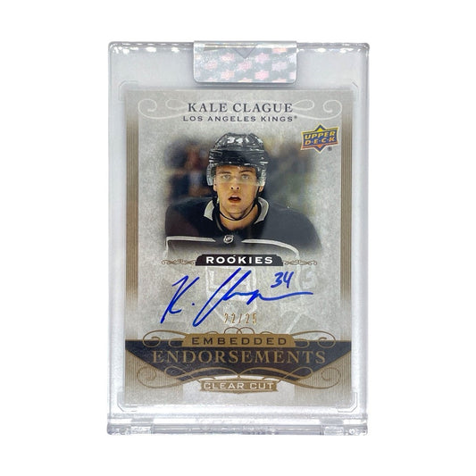 未開封品 UPPER DECK NHLカード CLEAR CUT KALE CLAGUE LOS ANGELES KINGS 22/25 #EE-KC 中古 IT1