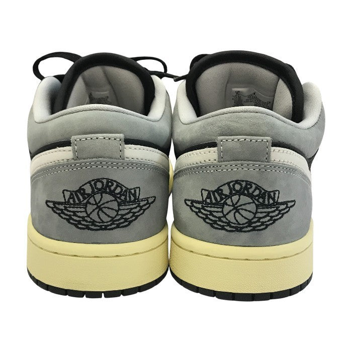 NIKE ナイキ エアジョーダン 1 LOW SE スニーカー メンズ レザー AIR JORDAN グレー/ブラック 26.0cm HQ2010-012 中古 T1