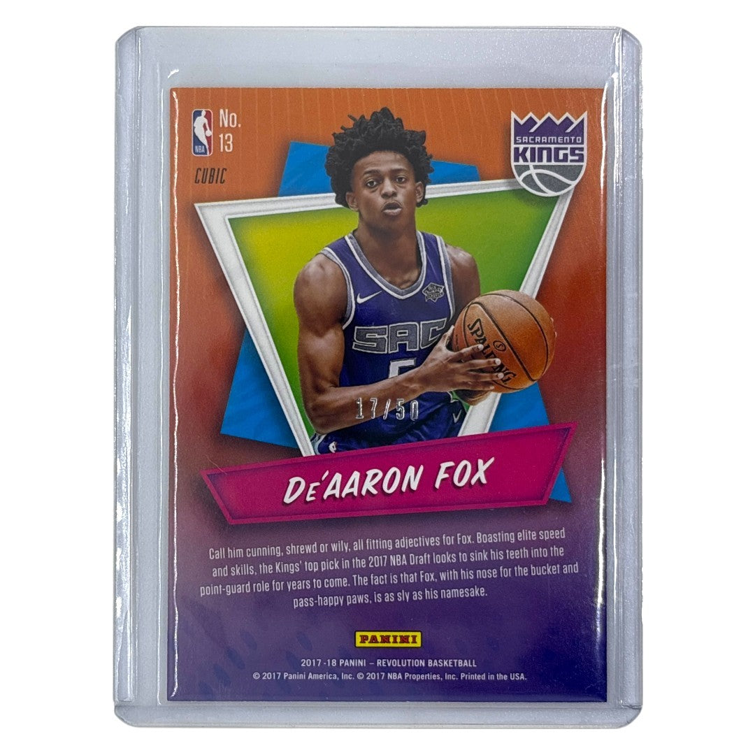 PANINI NBAカード REVOLUTION DE'AARON FOX SACRAMENTO KINGS /50 #13 中古 IT1