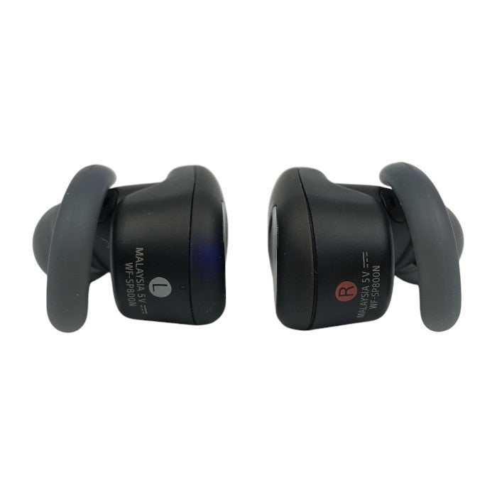 SONY ソニー ワイヤレスノイズキャンセリング ステレオヘッドセット ブラック Bluetooth イヤホン 重低音 スポーツ 防水・防塵仕様 WF-SP800N BM 中古 T1