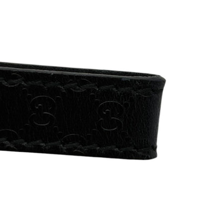 GUCCI グッチ マイクロGG ストラップ 039・1450・1150 ブラック レザー 本革 小物 ブランド レディース メンズ 中古 W４